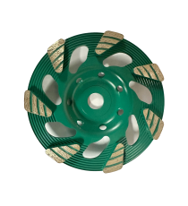 Cup Wheel H Series 6 inch 7 Tri Shaped Segments